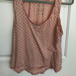 American Eagle Polka Dot Tank Top, Size Medium